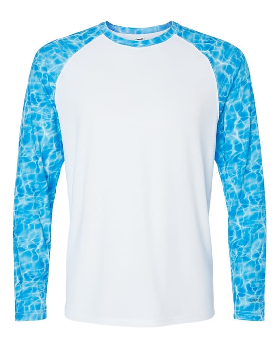Front view of Panama Colorblocked Long Sleeve T-Shirt
