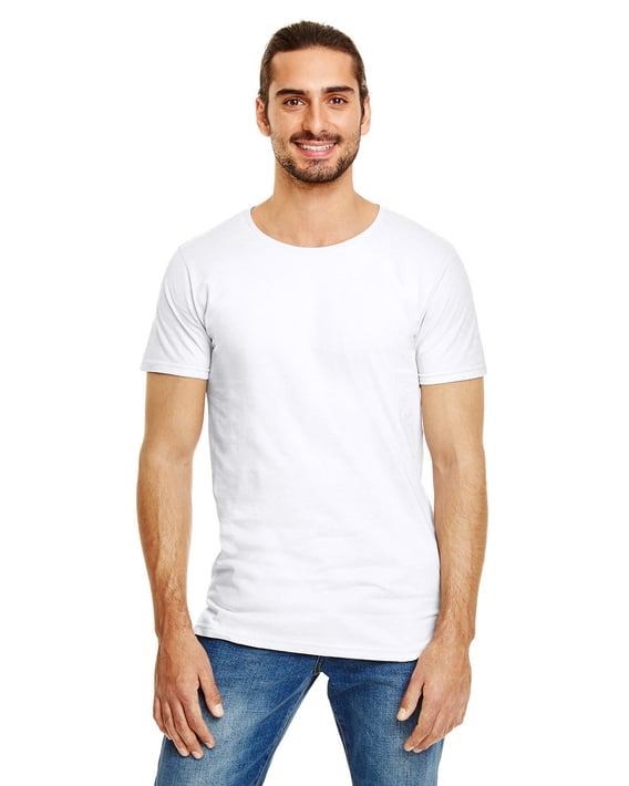 Front view of Adult Lightweight Long & Lean T-Shirt