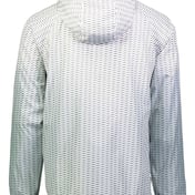 Back view of Range Hooded Packable Quarter-Zip Jacket