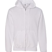 Front view of Super Sweats NuBlend® Full-Zip Hooded Sweatshirt