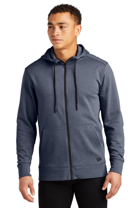 Front view of Tri-Blend Fleece Full-Zip HoodieNEA511