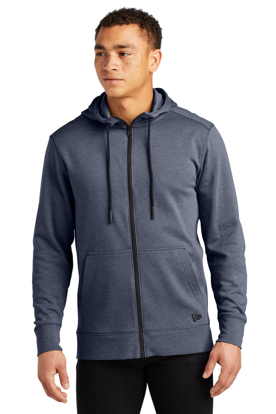 Front view of Tri-Blend Fleece Full-Zip HoodieNEA511