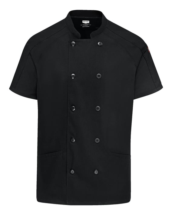 Front view of Women’s Airflow Raglan Chef Coat