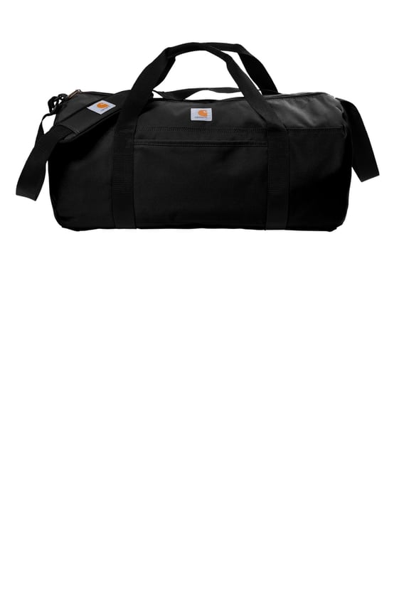 Front view of Canvas Packable Duffel With Pouch