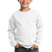 Front view of Youth Core Fleece Crewneck Sweatshirt
