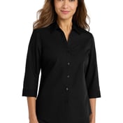 Front view of Women’s 3/4-Sleeve Carefree Poplin Shirt