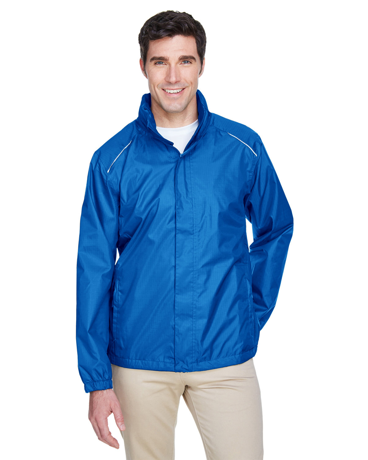Front view of Men’s Climate Seam-Sealed Lightweight Variegated Ripstop Jacket