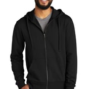 Front view of Unisex Organic French Terry Full-Zip Hoodie