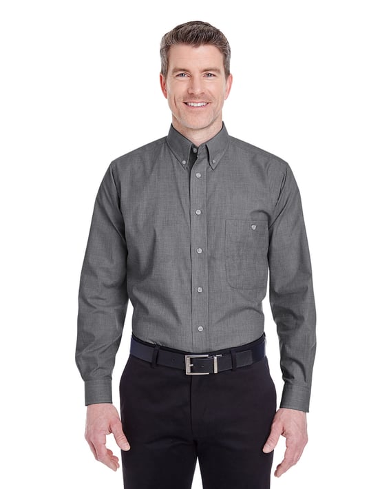 Front view of Men’s Wrinkle-Resistant End-on-End