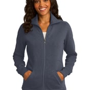 Front view of Women’s Slub Fleece Full-Zip Jacket