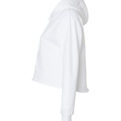 Side view of Women’s Laguna Sueded Raw Edge Crop Hoodie