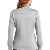 Back view of Ladies 1/4-Zip Sweatshirt