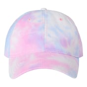 Front view of Tie-Dyed Dad Hat