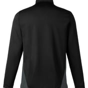 Back view of Flash Snag Protection Plus IL Colorblock Quarter-Zip Pullover