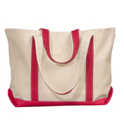 Front view of Carmel Classic XL Cotton Canvas Boat Tote