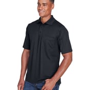 Side view of Origin Performance Piquéé Polo With Pocket