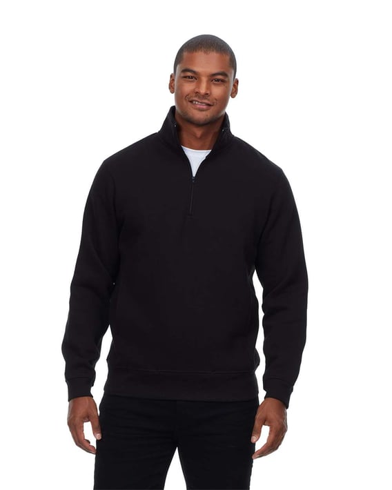 Front view of Ultimate Fleece Quarter-Zip Sweatshirt