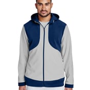 Front view of Men’s Rally Colorblock Microfleece Jacket