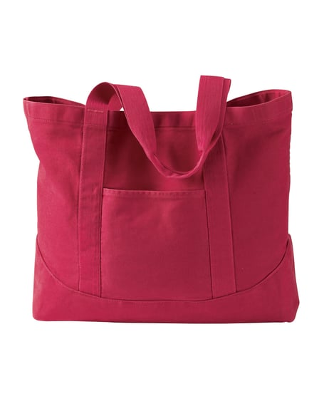 Frontview ofPigment-Dyed Large Canvas Tote