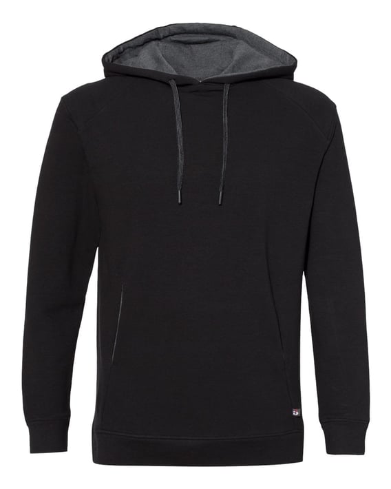 Front view of FitFlex French Terry Hooded Sweatshirt
