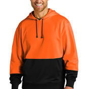 Front view of Enhanced Visibility Fleece Pullover Hoodie