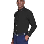 Side view of Easy Blend™ Long Sleeve Twill Shirt