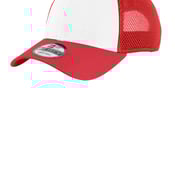 Front view of Snapback Contrast Front Mesh Cap