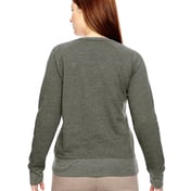 Back view of Ladies’ Fleece Raglan Pullover