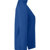 Side view of Ladies’ Fusion ChromaSoft Pique Quarter-Zip
