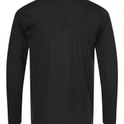Back view of Poly-Rich Long Sleeve T-Shirt