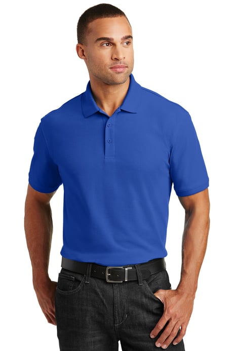 Front view of Tall Core Classic Pique Polo