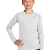 Front view of Youth Long Sleeve Rashguard Tee