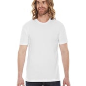 Front view of Unisex Poly-Cotton Short-Sleeve Crewneck