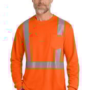 Front view of ANSI 107 Class 2 Mesh Long Sleeve Tee