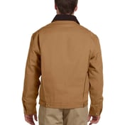 Back view of Unisex Duck Blanket Lined Jacket