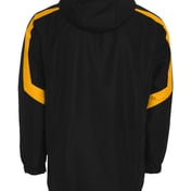 Back view of Charger Hooded Jacket