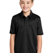 Front view of Youth Silk Touch Performance Polo