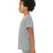Side view of Youth Triblend Short-Sleeve T-Shirt