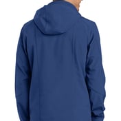 Back view of Hooded Soft Shell Parka