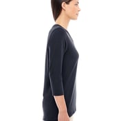 Side view of Women’s Perfect Fit™ Bracelet-Length V-Neck Top
