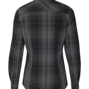 Back view of Women’s Convertible Sleeve Western Shirt
