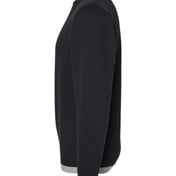 Side view of The Statement Fleece Crewneck Sweatshirt