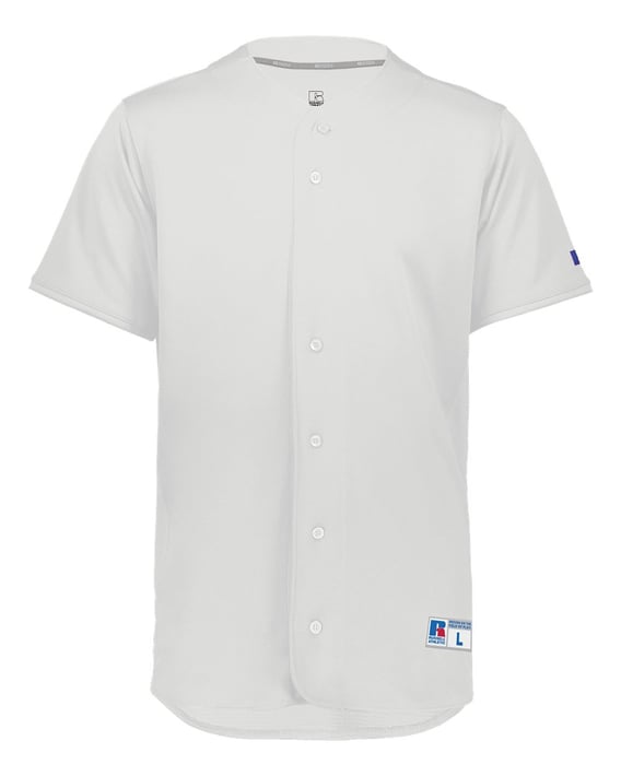 Front view of Five Tool Full-Button Front Baseball Jersey