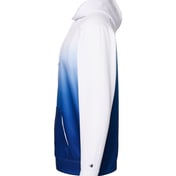 Side view of Ombre Hooded Sweatshirt