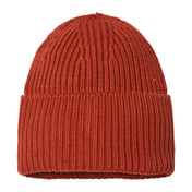 Back view of Sustainable Chunky Rib Cuffed Beanie