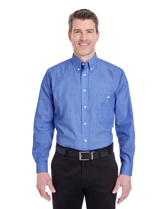 Front view of Men’s Wrinkle-Resistant End-on-End