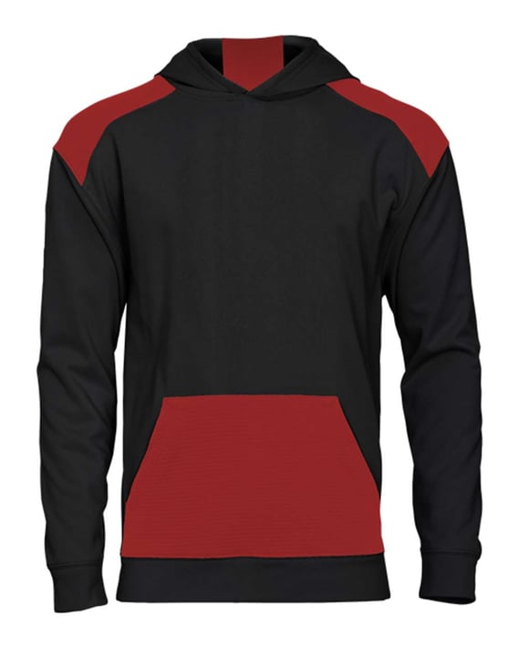 Front view of Youth Breakout Performance Fleece Hooded Sweatshirt