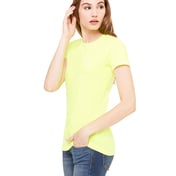 Side view of Ladies’ Poly-Cotton Short-Sleeve T-Shirt