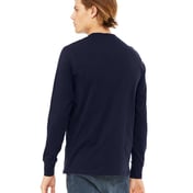 Back view of Men’s Jersey Long-Sleeve Henley