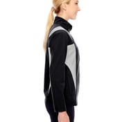 Side view of Ladies’ Icon Colorblock Soft Shell Jacket
